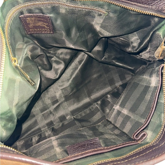 BURBERRY Multicolor Canvas Quilted House Check Manor Tote Bag Made in Italy - Picture 11 of 17